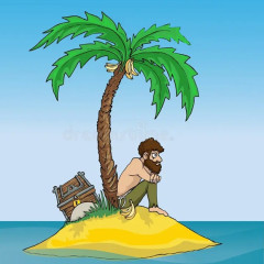 Alone On Island